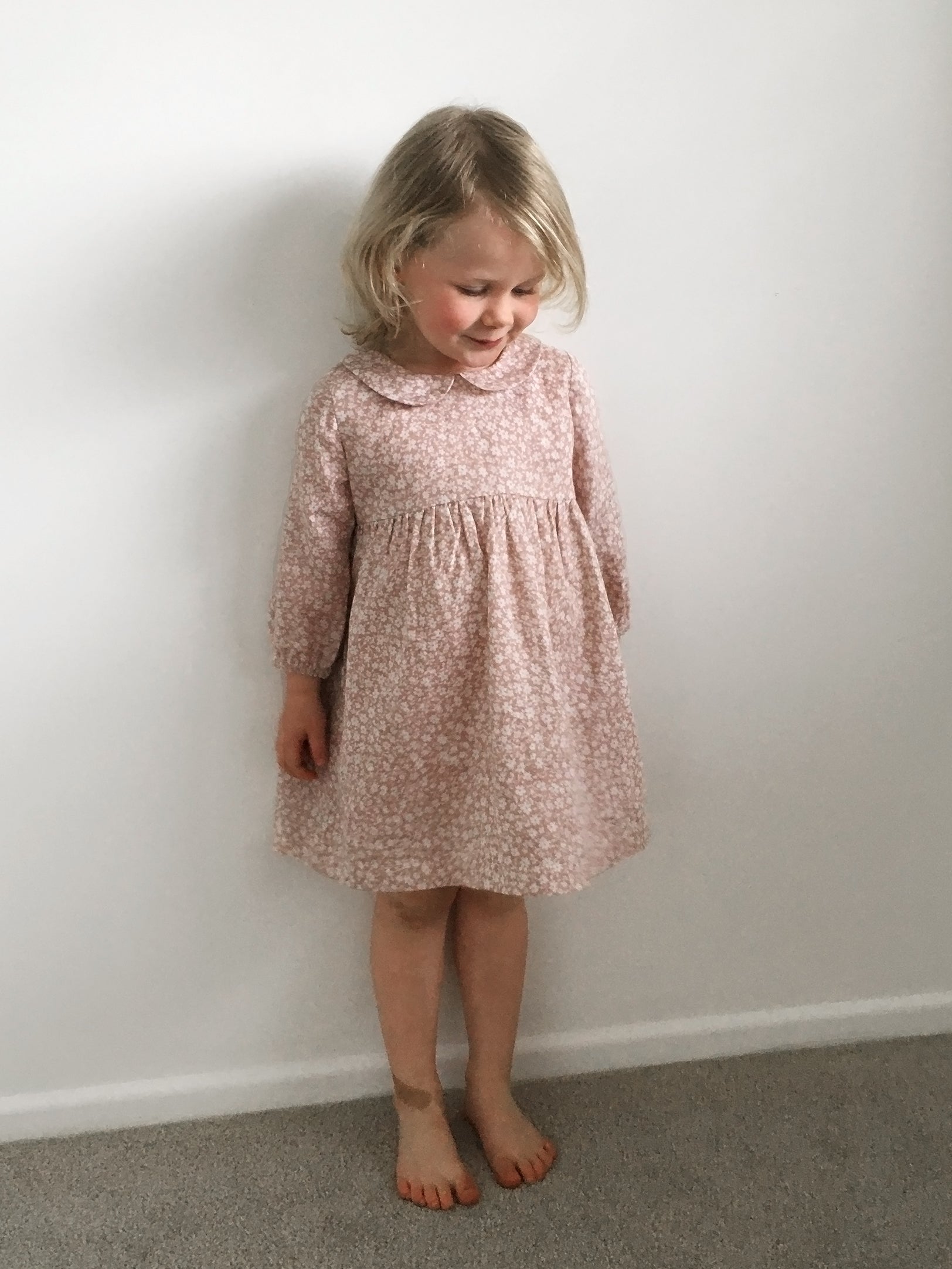 Paper dolls clearance pink floral dress