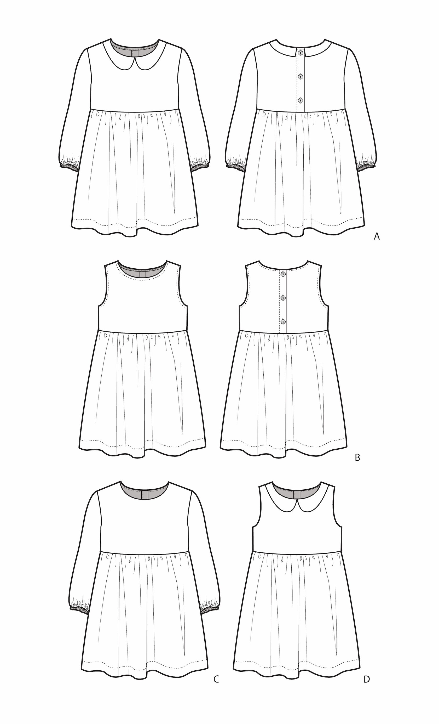 Amy Dress – Paper Doll Patterns